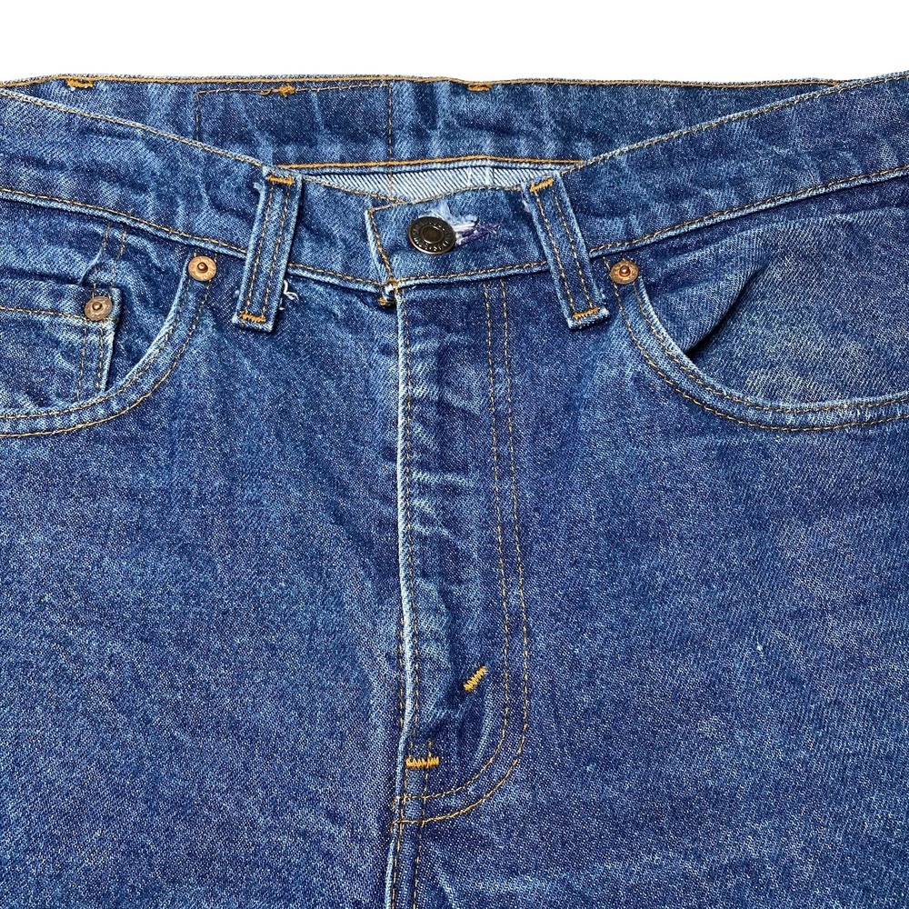 80s Levi's 505 Jeans 31x32 (30x31.5) Regular Straight Medium Wash Red Tab USA